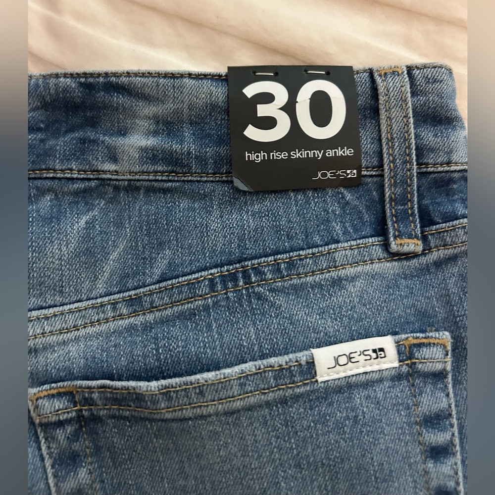 NWT Joe's Skinny Ankle Raw Hem Jeans, Size 30 - Picture 6 of 16